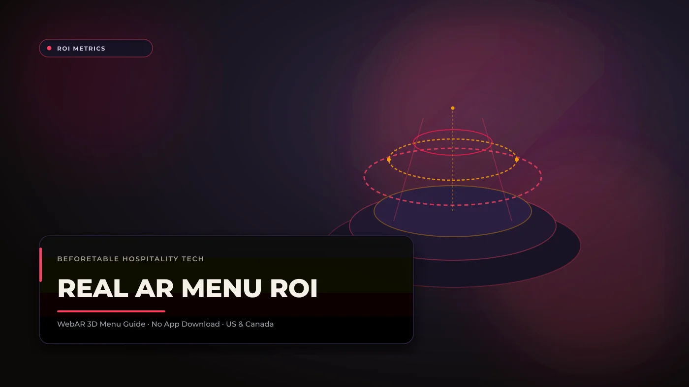 AR Menu ROI Case Study: How an Independent Bistro Generated $4,200 Monthly Net Lift AR Menu ROI Case Study: How an Independent Bistro Generated $4,200 Monthly Net Lift - BeforeTable WebAR Restaurant Menu Guide