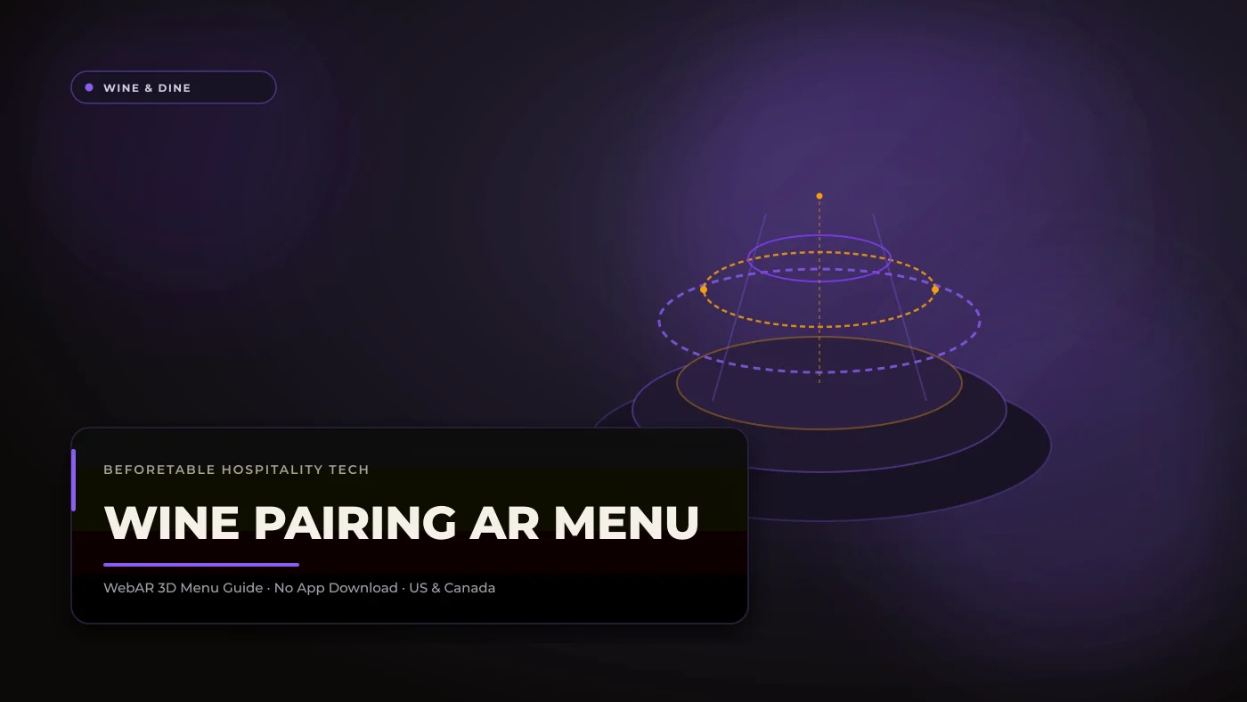 Wine Pairing Recommendations AR Menu: How Visual Sommelier Guidance Unlocks Cellar Profits Wine Pairing Recommendations AR Menu: How Visual Sommelier Guidance Unlocks Cellar Profits - BeforeTable WebAR Restaurant Menu Guide